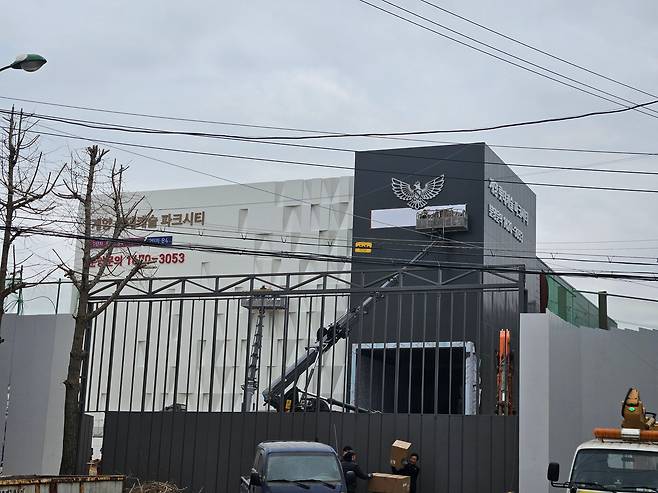 지난 22일 방문한 인천 계양구 효성동 '계양롯데캐슬 파크시티' 공사현장. /방재혁 기자