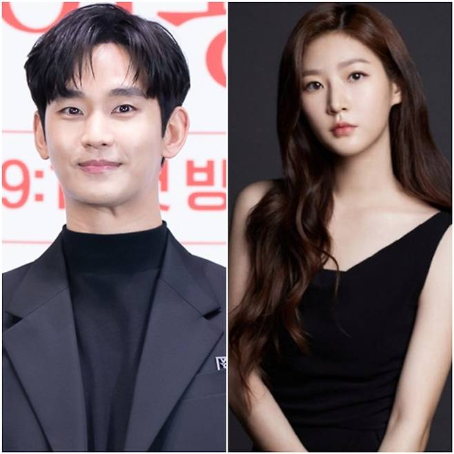 김수현(왼쪽)과 김새론. 두 사람은 지난 23일 김새론이 SNS에 올린 사진으로 열애설이 불거졌다. 사진제공=tvN, 골든메달리스트