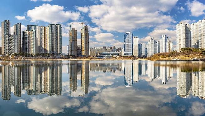 경기고 수원시 광교신도시 전경. / 사진=게티이미지뱅크