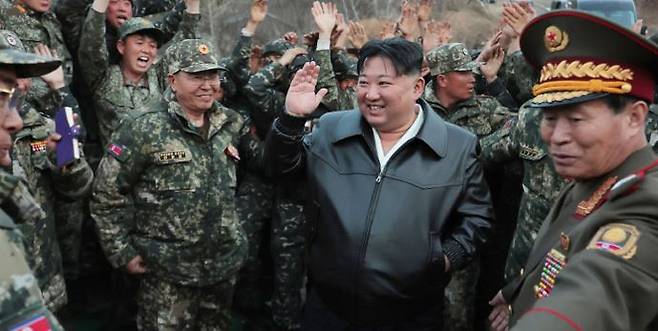 North Korean leader Kim Jong-un inspected a tank division on Thursday, the Korean Central News Agency (KCNA) reported on Friday. Yonhap News Agency