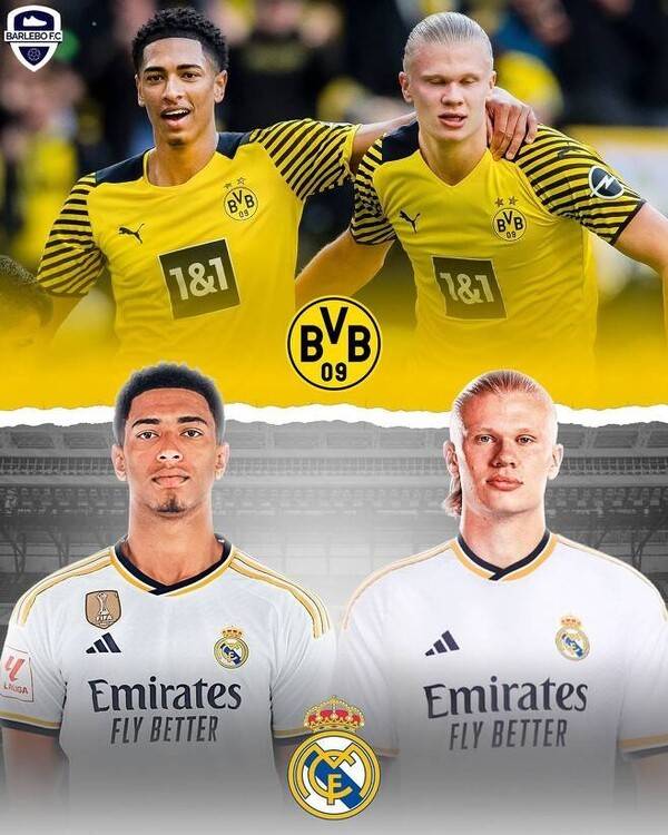 맨체스터 시티의 공격수 엘링 홀란드. 당초 레알 마드리드가 적극적인 관심을 보이면서 이적이 임박했다는 분위기가 감지됐지만, 지난달 에이전트가 바르셀로나의 레전드이자 디렉터 데쿠를 만나면서 새로운 국면을 맞는 것이 아니냐는 전망이다. 사진┃barlebofc