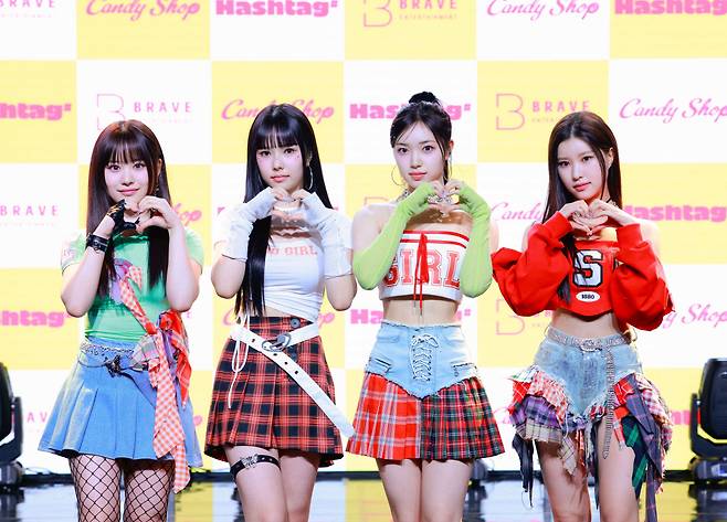 캔디샵. 유이나, 사랑, 수이, 소람(왼쪽부터). 사진 제공=브레이브엔터테인먼트