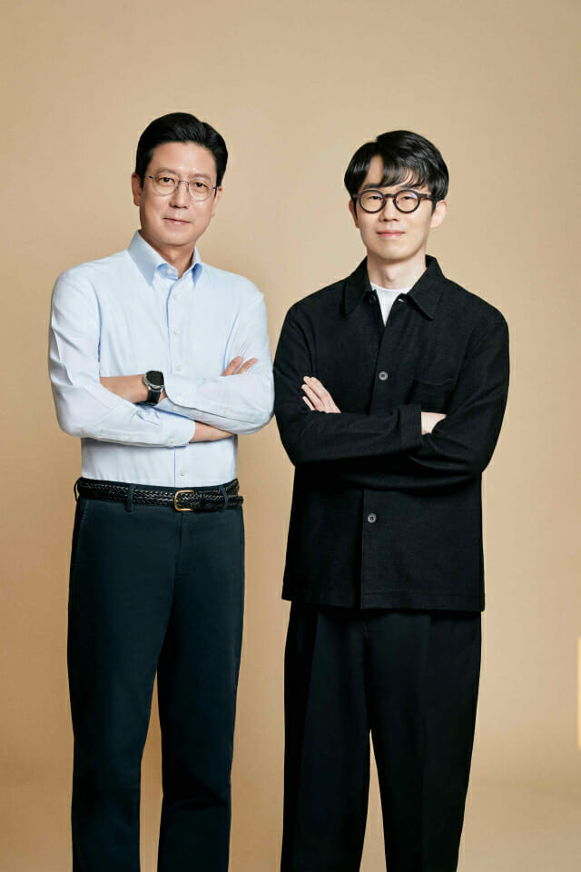 넥슨 김정욱, 강대현 공동 대표(사진 왼쪽부터)