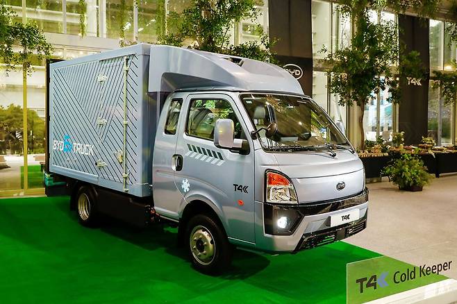 BYD의 전기 트럭 T4K. /GS글로벌 제공