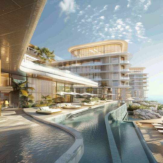 논산시가 체류형 관광사업의 중추적 역할이 될 '탑정호 복합문화 휴양단지 조성사업(리조트 개발사업)'의 민간투자 유치를 위한 우선협상대상자를 선정했다. 사진은 콘도미니엄 조감도. 논산시 제공