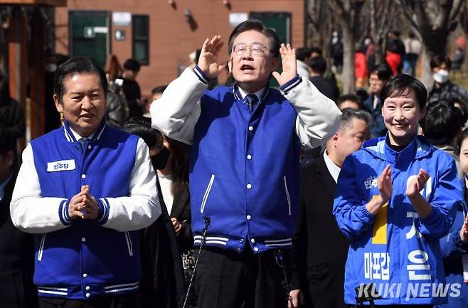 이재명 더불어민주당 상임공동선거대책위원장. 사진=임형택 기자