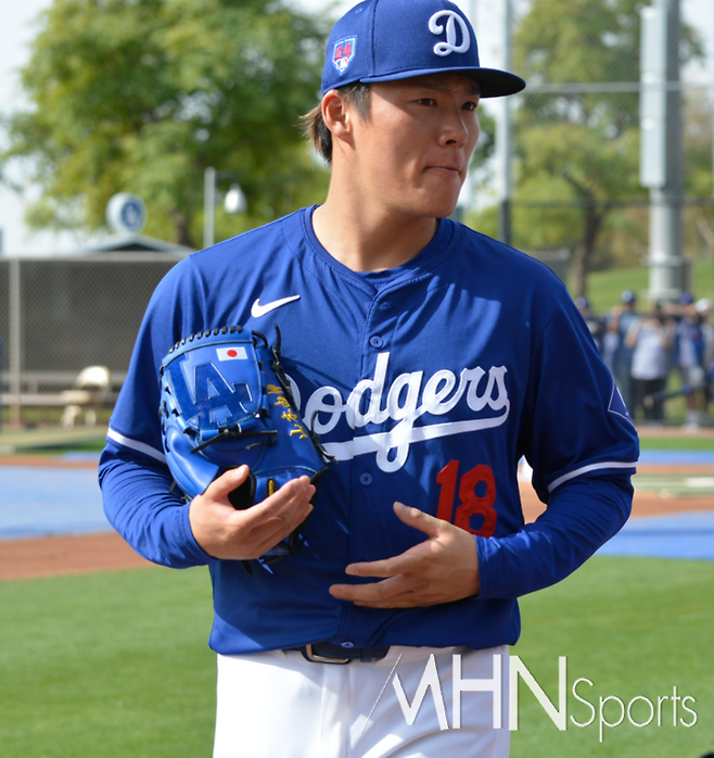 (LA다저스 일본인 선발투수 야마모토 요시노부)