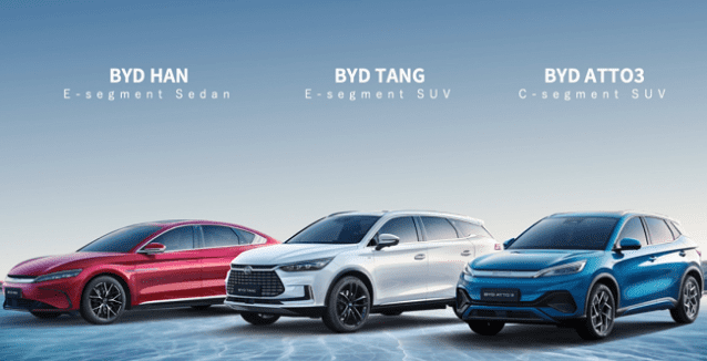 BYD의 유럽 발표 차량 (사진=BYD)