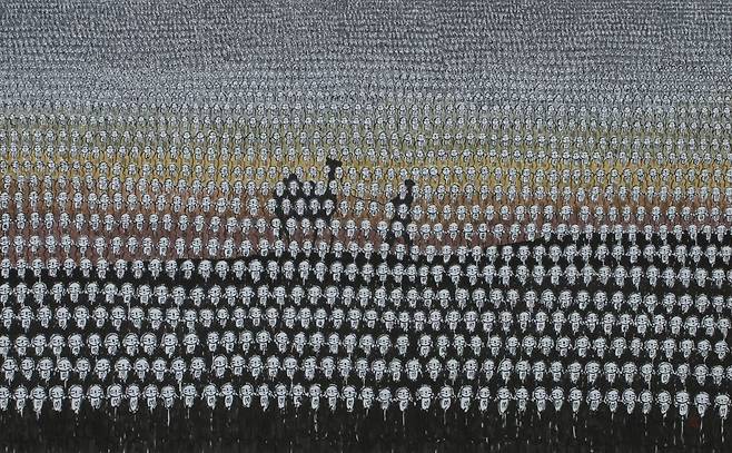 허허당 화음법계도 ‘낙타를 모는 성자’