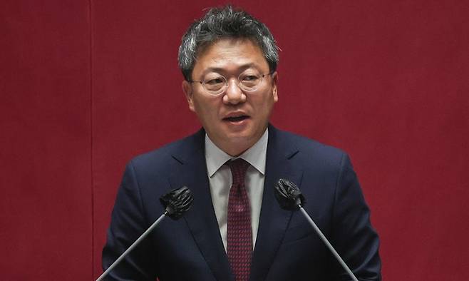 국민의힘 박정하&nbsp;중앙선대위 공보단장. 연합뉴스