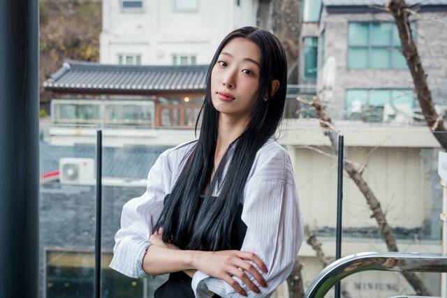 배우 류다인이 '피라미드 게임' 종영을 기념해 <더팩트>와 인터뷰를 진행했다. /티빙