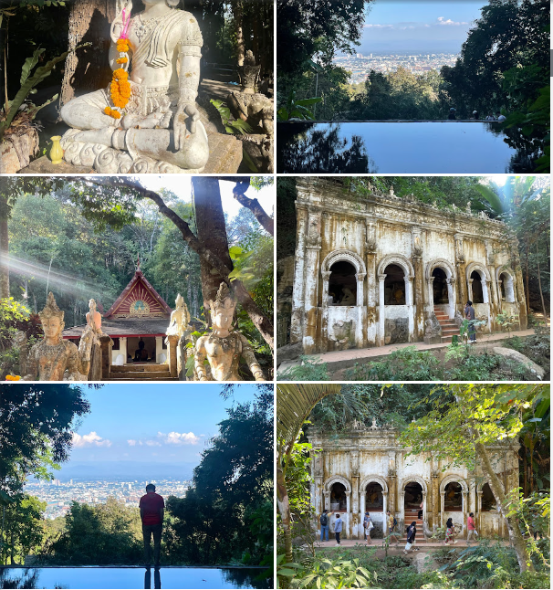 '왓 파 랏'의 여러 모습들. 이미지 출처=구글맵 리뷰.