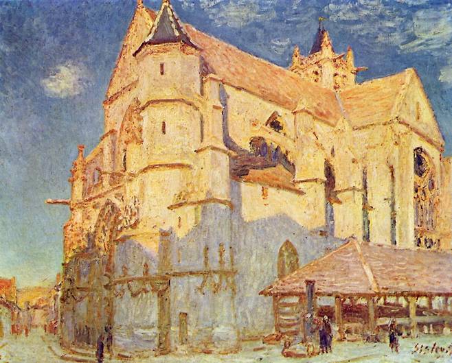 모레트 교회(1893). /루앙미술관