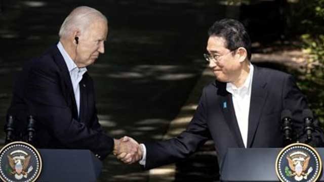 조 바이든 미국 대통령과 기시다 후미오 일본 총리. EPA=연합뉴스