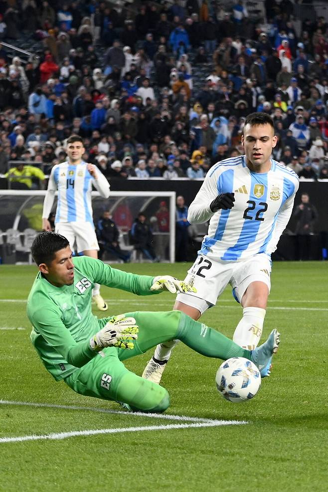 ▲ 아르헨티나 국가대표 공격수인 인테르 밀란의 라우타로 마르티네스. ⓒ연합뉴스/EPA