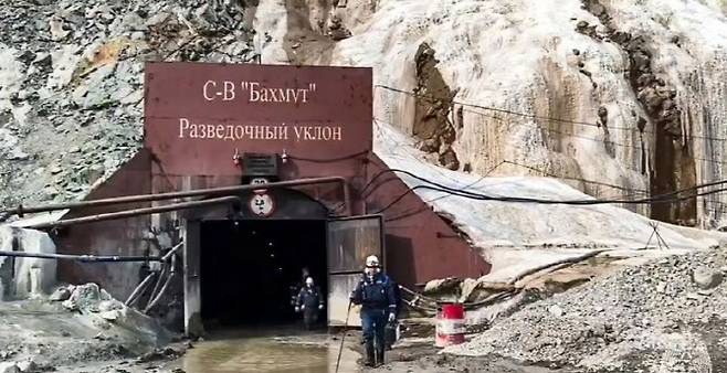 지난달 18일 무너진 러시아 극동 광산(사진=연합뉴스)