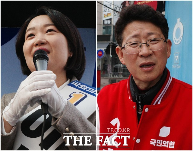 의왕·과천은 최근 선거 때마다 표심이 요동친 곳이다. 왼쪽은 더불어민주당 이소영 후보, 오른쪽은 국민의힘 최기식 후보. /김세정 기자
