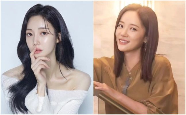 티아라 출신 아름(왼쪽), 배우 황정음 ⓒSNS