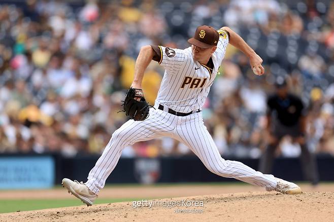 샌디에이고 핵심 왼손 계투 자원인 톰 코스그로브. 게티이미지