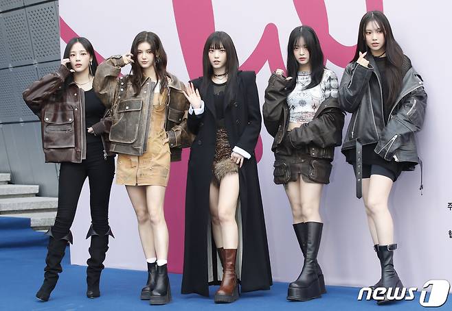 뉴진스의 민지(왼쪽부터)와 다니엘, 해린, 하니, 혜인ⓒ News1