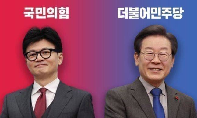 한동훈 국민의힘 비상대책위원장과 이재명 더불어민주당 대표 ⓒ데일리안