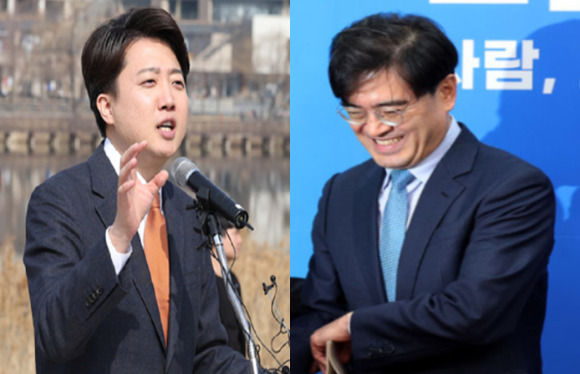 이준석 개혁신당 대표(왼쪽)와 공영운 더불어민주당 경기 화성을 후보. [사진=뉴시스 및 아이뉴스24DB]