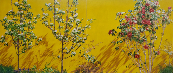 강경숙 작가 색연필 파스텔화 초대전이 열린다. 작품명 ‘봄볕’(1940x812mm)