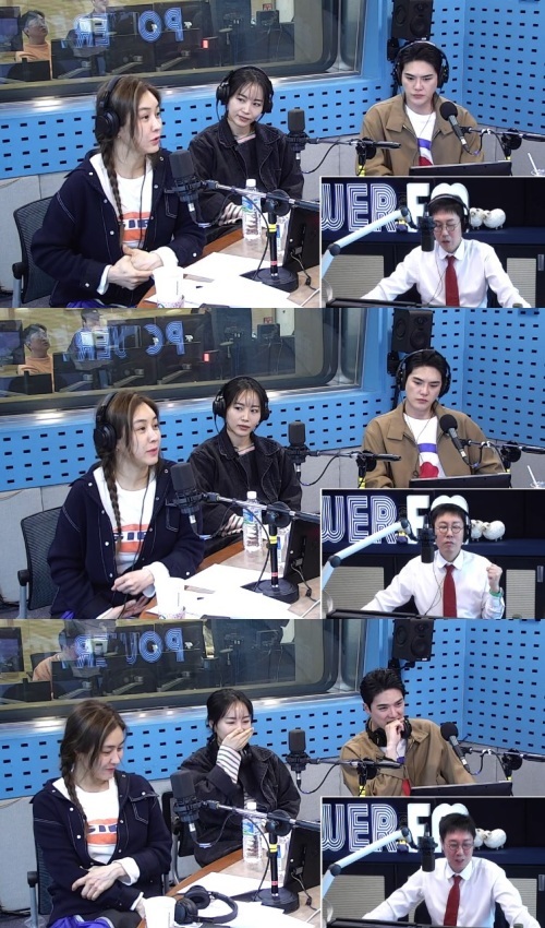 사진=왼쪽부터 옥주현, 이지혜, 윤소호/SBS 파워FM ‘김영철의 파워FM’ 캡처