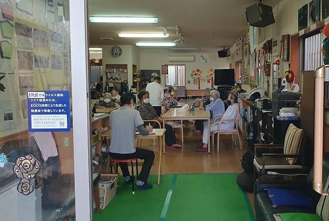오사카 이쿠노구에 있는 재일동포 복지시설인 ‘사랑방’. 허호준 기자