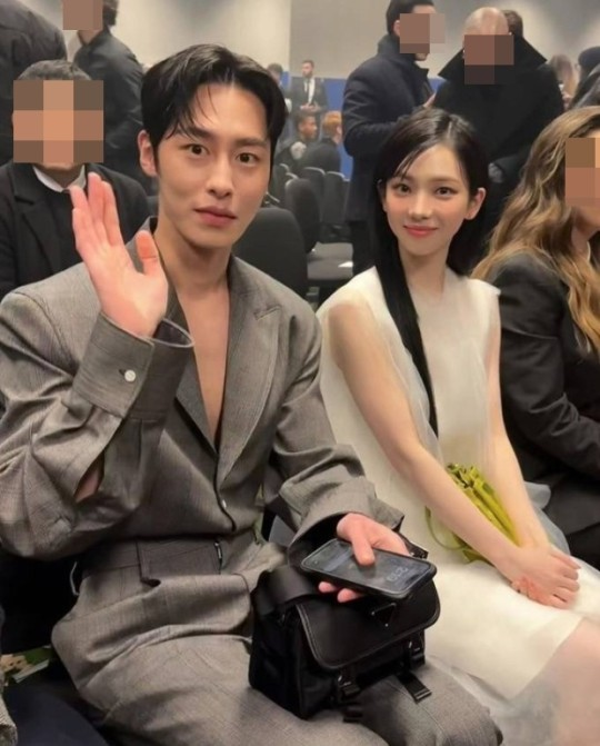 배우 이재욱(왼쪽)과 그룹 에스파의 카리나. SNS