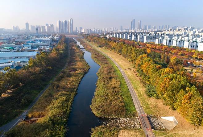 승기천 자전거도로 [인천시 연수구 제공. 재판매 및 DB 금지]