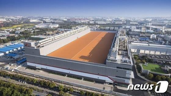 SK하이닉스 중국 우시 공장 전경. (SK하이닉스 제공) ⓒ News1 강태우 기자