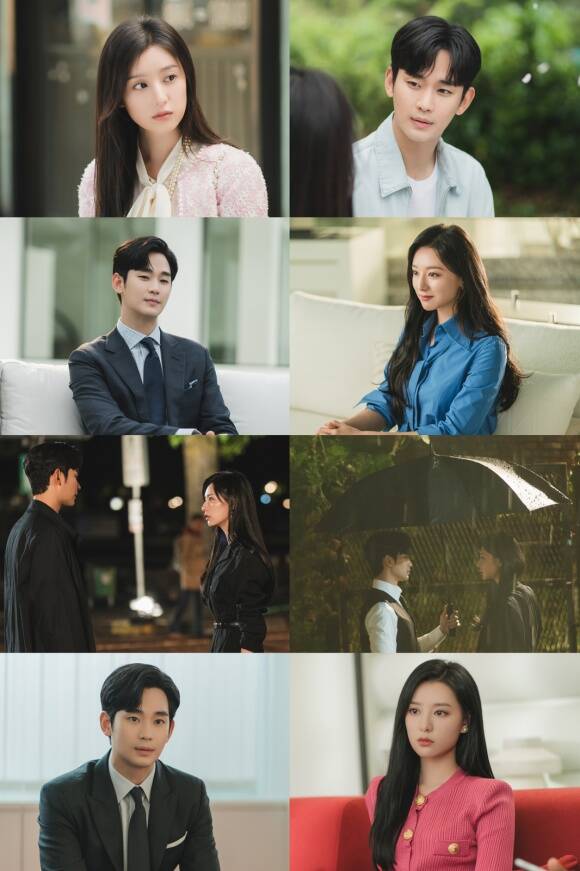 배우 김수현과 김지원이 환상의 호흡으로 tvN '눈물의 여왕' 몰입을 돕고 있다. /tvN