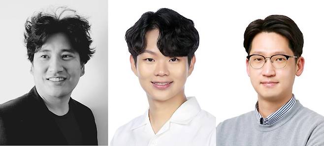 한국과학기술원(KAIST) 연구진이 전력 소모량을 15배 줄인 '상변화 메모리'를 개발했다. 상변화 메모리는 디램과 낸드 플래시 메모리의 장점을 모두 가진 차세대 메모리 반도체다. 왼쪽부터 최신현 교수, 박시온 석박통합과정 연구원, 홍석만 박사과정 연구원./한국과학기술원