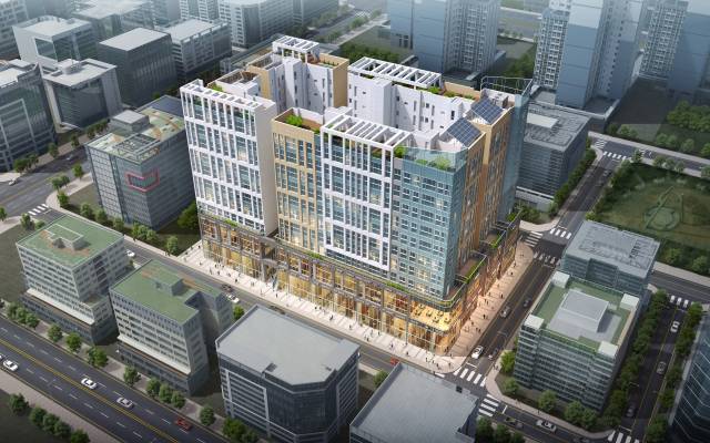 월드메르디앙 송도 조감도.