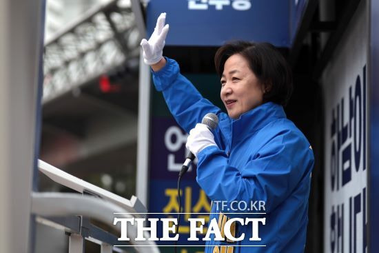 하남갑 더불어민주당 추미애 후보./추미애 SNS 캡처