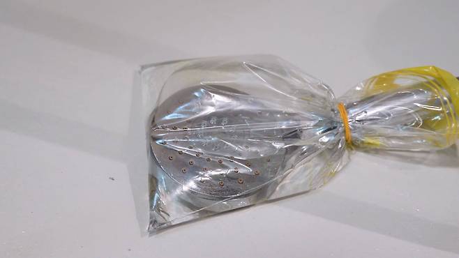 샤워기 식초물에 불리기