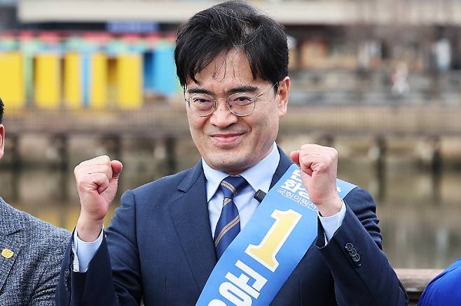 더불어민주당 공영운(경기 화성을) 후보. 연합뉴스