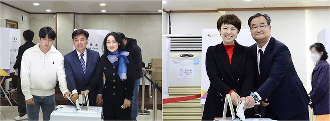 성남분당을 김병욱 후보(왼쪽)와 김은혜 후보 [김병욱, 김은혜 후보 측 제공]