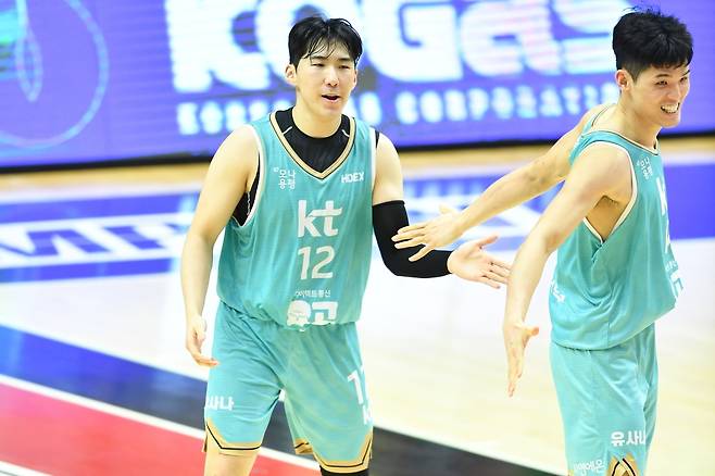 결승 3점포의 주인공 kt 문정현 [KBL 제공. 재판매 및 DB 금지]