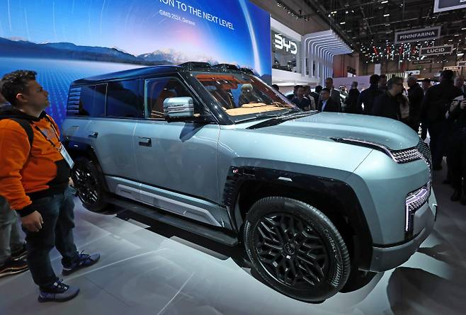 BYD의 전기 SUV 양왕 U8/사진=로이터