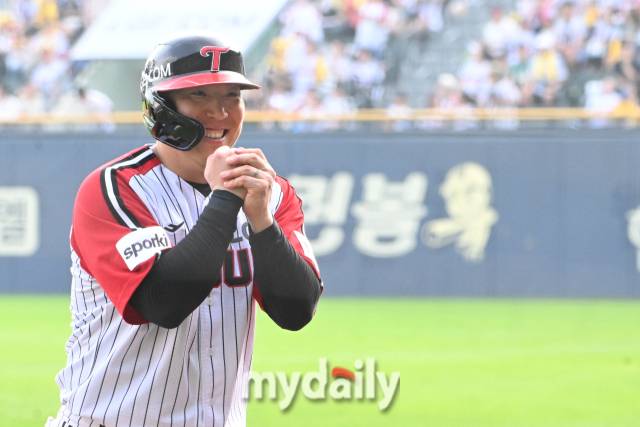 2023년 9월 17일 잠실야구장에서 진행된 '2023 프로야구 SSG-LG' 더블헤더 1차전. 김현수./마이데일리