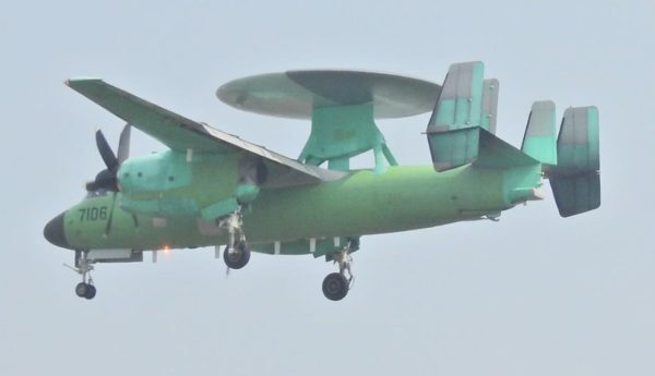 중국이 개발한 KJ-600 조기경보기. 중국 SNS 캡쳐