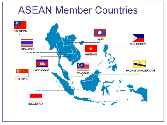 동남아시아국가연합(ASEAN) 회원국. [그래픽=아시아경제DB]