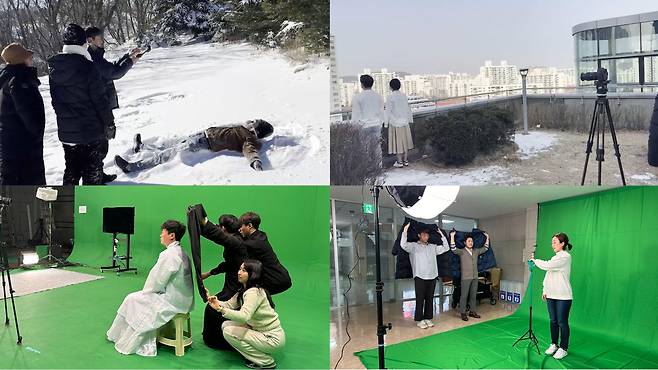 방송사들은 개표방송에 드라마 촬영 같은 장면을 연출하기도 한다. 기자나 스태프 등이 해당 장면을 촬영해 놓으면 후보자들의 얼굴이 합성되어 나가는 방식이다