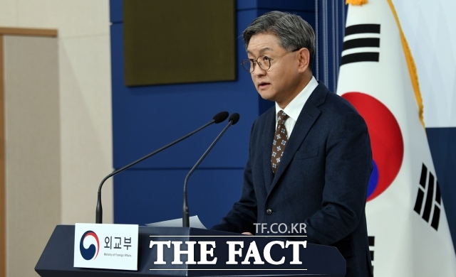 임수석 외교부 대변인은 9일 정례브리핑에서 일본 육상자위대 부대 SNS 용어에 대해 일본 정부에 부적절하다는 의견을 전달했느냐는 질문에 ""라고 답했다. /임영무 기자