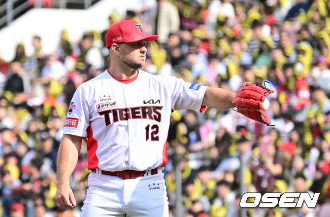 [OSEN=조은정 기자] KIA 윌 크로우. 2024.03.23 /cej@osen.co.kr