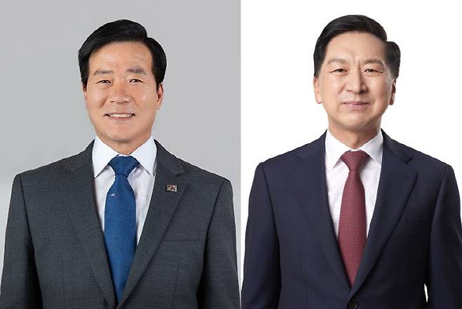 박성진 더불어민주당 후보(왼쪽), 김기현 국민의힘 후보. (사진=중앙선거관리위원회)