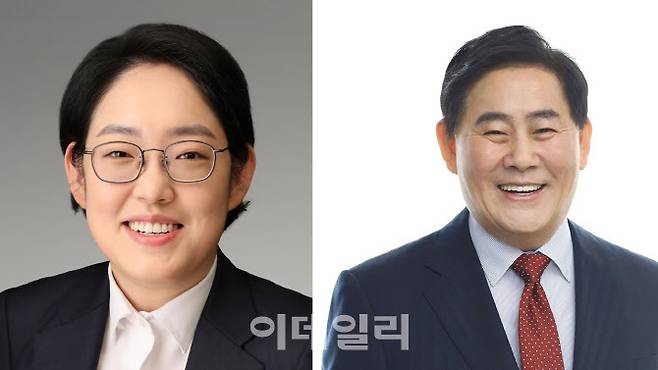 경북 경산에 출마한 조지연(왼쪽) 국민의힘 후보와 최경환 무소속 후보. 더불어민주당은 경북 경산에 후보를 내지 않았다. (사진=중앙선거관리위원회)