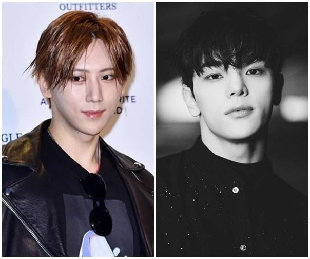왼쪽부터 장현승, 김우진./사진 제공 = 텐아시아 사진 DB, KMR